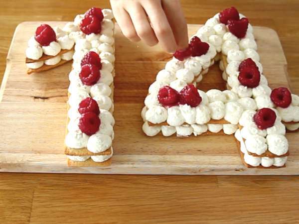 Kue nomor - Persiapan langkah 10