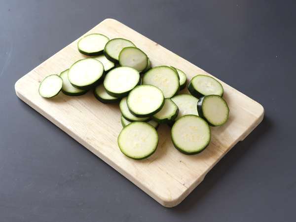Gratin cukini sederhana - Persiapan langkah 1