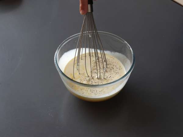 Gratin cukini sederhana - Persiapan langkah 2