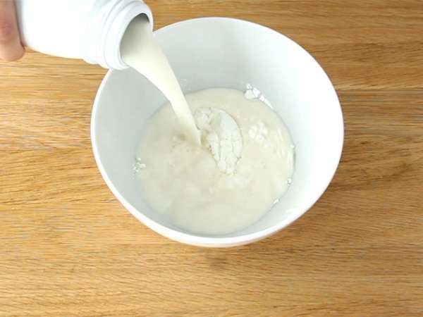 Krim hazelnut (makanan penutup vegan dan bebas gluten) - Persiapan langkah 1