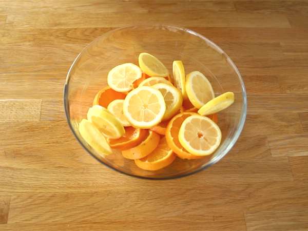 Jeruk sangria - Persiapan langkah 1