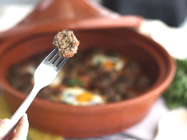 Tajine kefta (bakso cincang dengan bumbu dan rempah-rempah) - Persiapan langkah 8