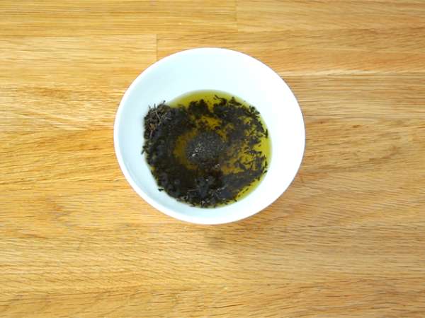 Ikan trout panggang oven dengan timi dan minyak zaitun - Persiapan langkah 1