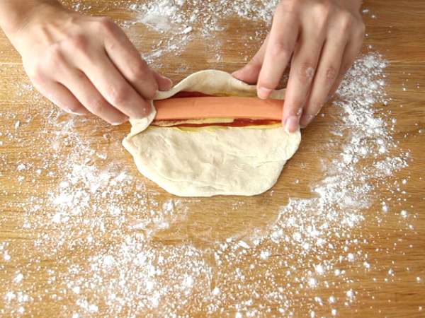 Spiro dog, hot dog buatan sendiri - Persiapan langkah 5