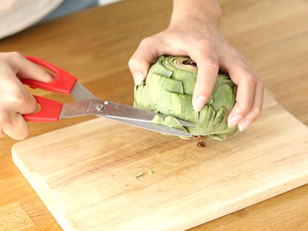 Artichoke panggang - Persiapan langkah 2
