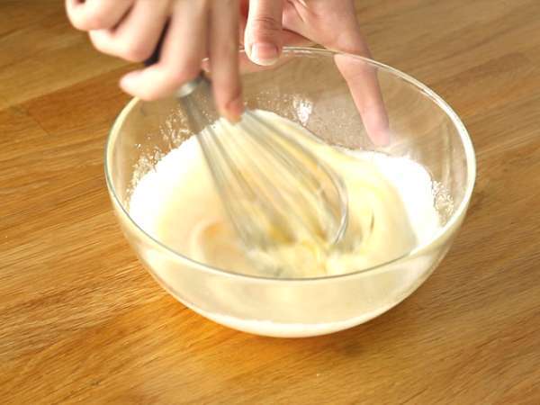 Aprikot dan gratin kelapa - Persiapan langkah 3