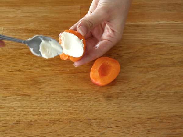 Kue aprikot dan mascarpone - Persiapan langkah 4