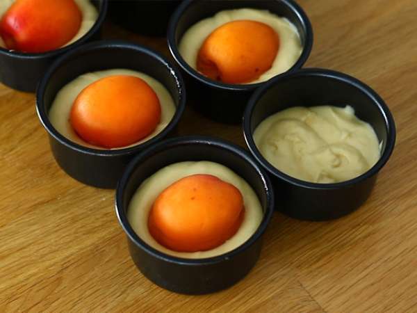 Kue aprikot dan mascarpone - Persiapan langkah 5