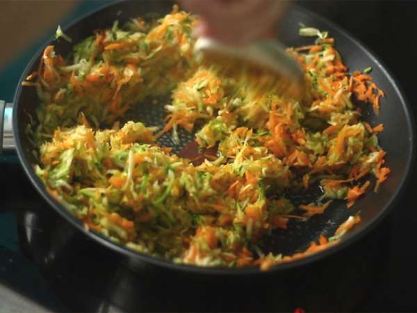 Puff sayuran (cepat dan mudah) - Persiapan langkah 3