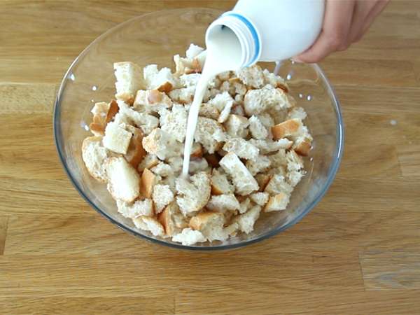 Puding roti (cepat dan mudah) - Persiapan langkah 1