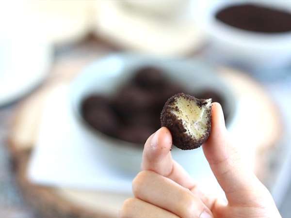 Truffle biskuit Oreo - Persiapan langkah 7