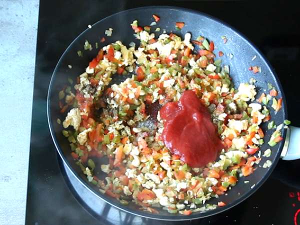 Quesadilla ayam dan alpukat - Persiapan langkah 3