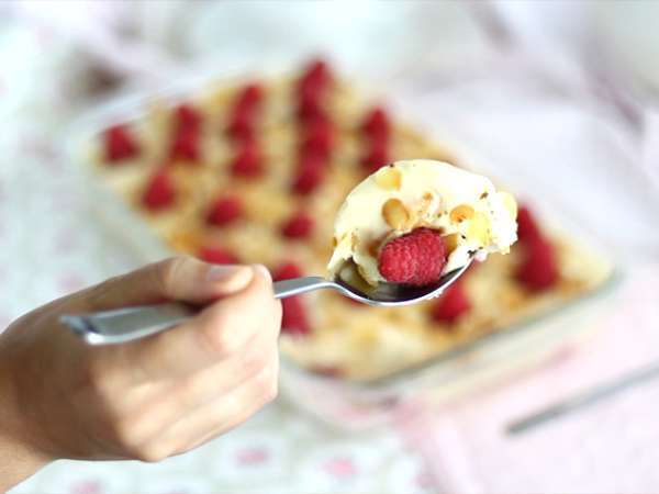 Tiramisu raspberry yang cepat dan mudah - Persiapan langkah 8