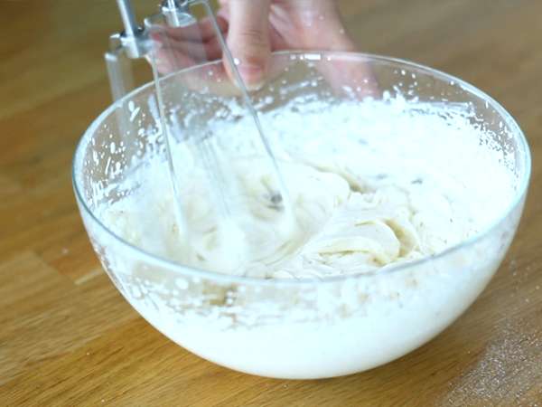 Kue tart merah putih biru Prancis - Persiapan langkah 4