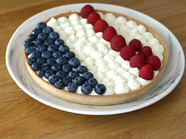 Kue tart merah putih biru Prancis - Persiapan langkah 7