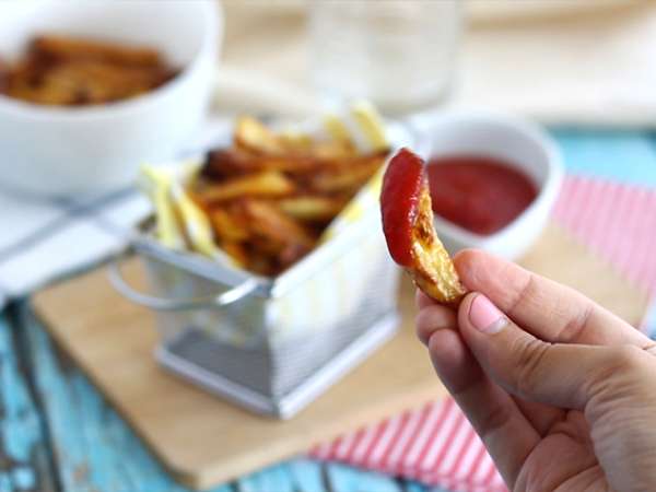 Kentang goreng oven yang renyah - Persiapan langkah 4