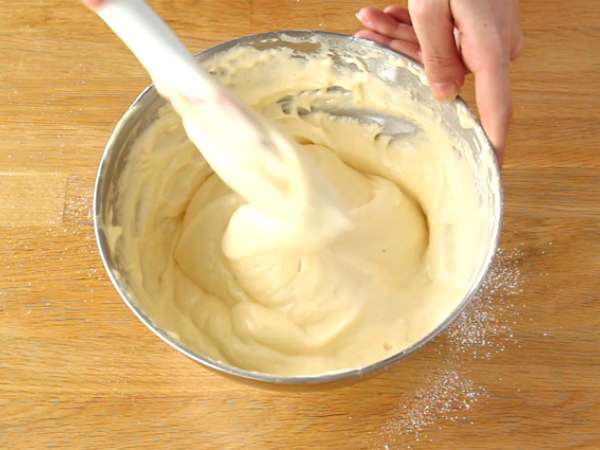 Tart mangga dan raspberry - Persiapan langkah 5