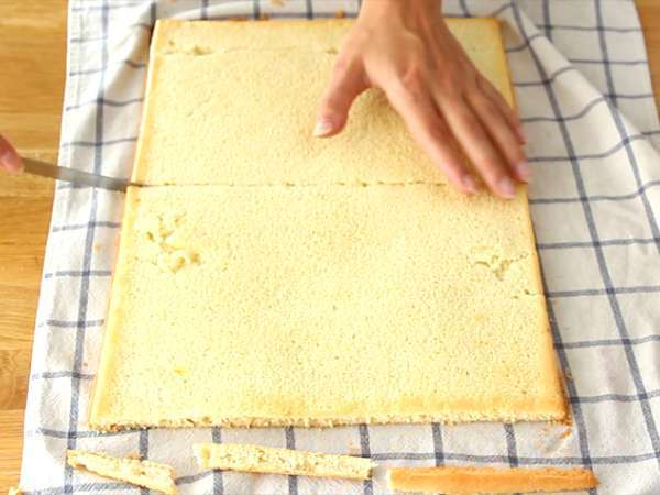 Tart mangga dan raspberry - Persiapan langkah 8