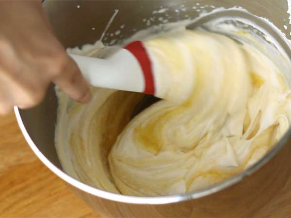 Tart mangga dan raspberry - Persiapan langkah 14