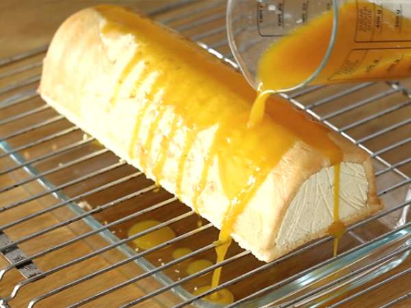 Tart mangga dan raspberry - Persiapan langkah 22