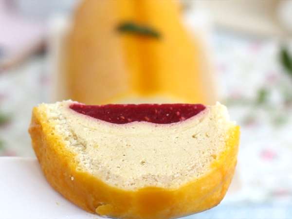 Tart mangga dan raspberry - Persiapan langkah 24