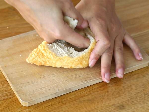 Perahu Telur dengan Munster - Persiapan langkah 1