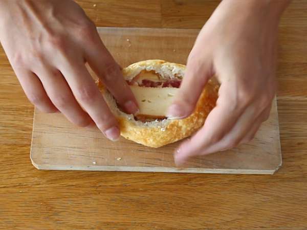 Perahu Telur dengan Munster - Persiapan langkah 3