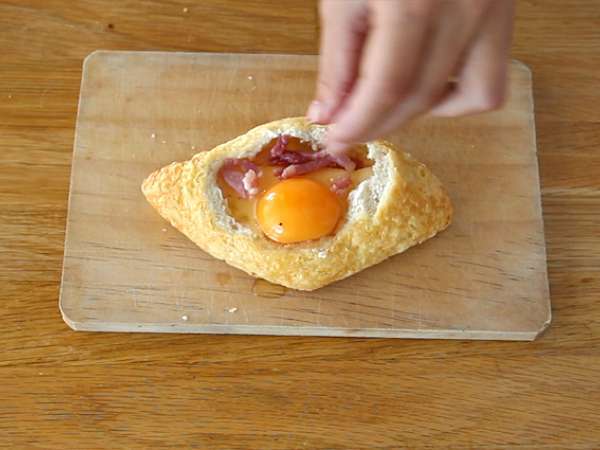 Perahu Telur dengan Munster - Persiapan langkah 4