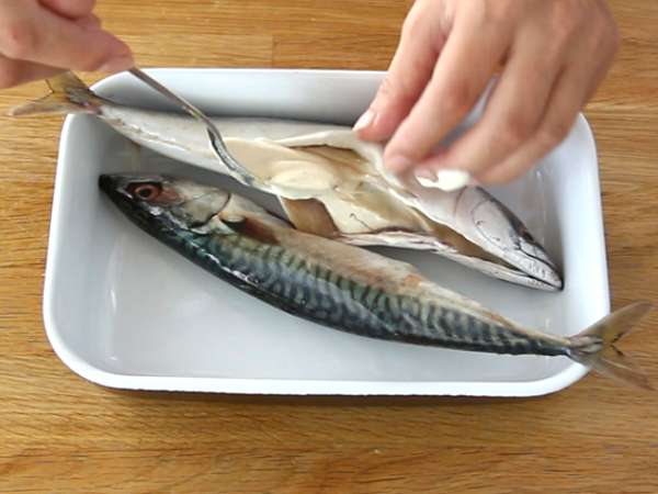 Makarel dengan mustard - Persiapan langkah 2