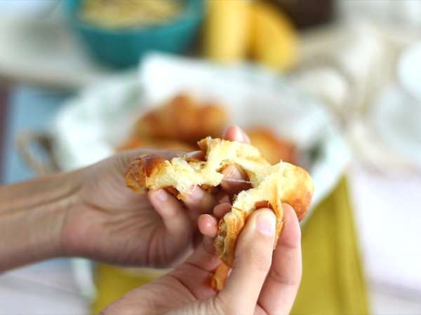 Croissant dijelaskan langkah demi langkah - Persiapan langkah 19