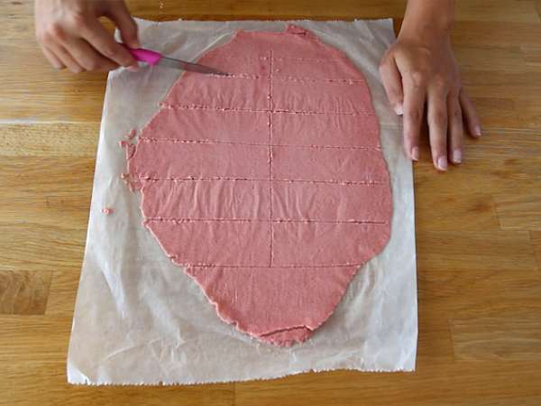 Kue sus dengan krim pistachio dan raspberry - Persiapan langkah 10