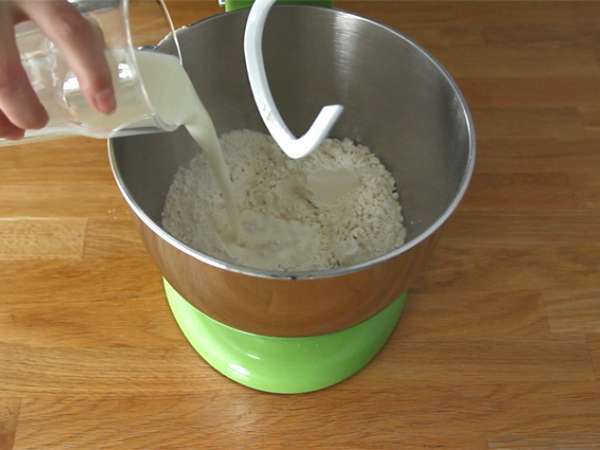 Roti cokelat atau chocolatines - Persiapan langkah 1