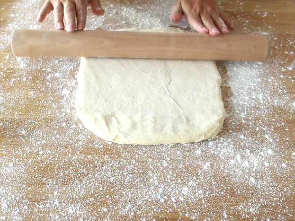 Roti cokelat atau chocolatines - Persiapan langkah 5