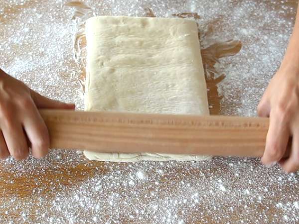 Roti cokelat atau chocolatines - Persiapan langkah 10