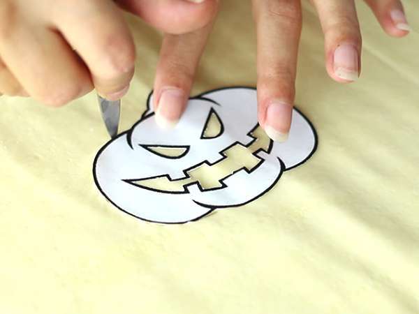 Kue puff Halloween - Persiapan langkah 1