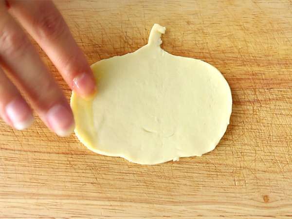 Kue puff Halloween - Persiapan langkah 2