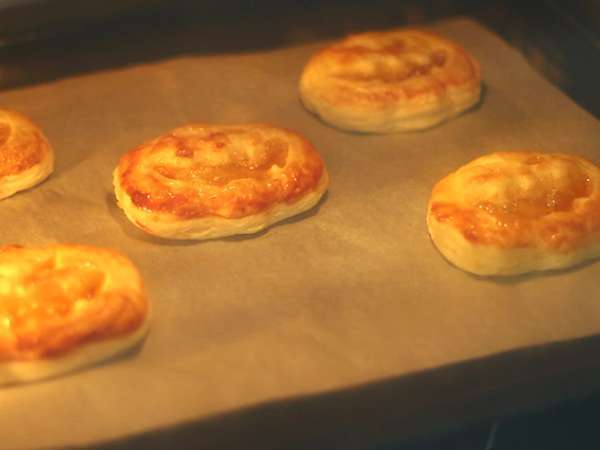 Kue puff Halloween - Persiapan langkah 6