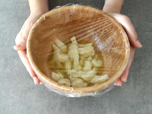 Cod ceviche - Persiapan langkah 2