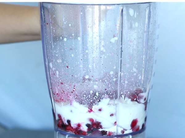 Lassi buah merah - Persiapan langkah 1