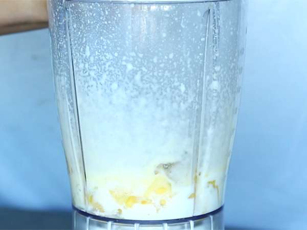 Cepat mangga lassi - Persiapan langkah 1