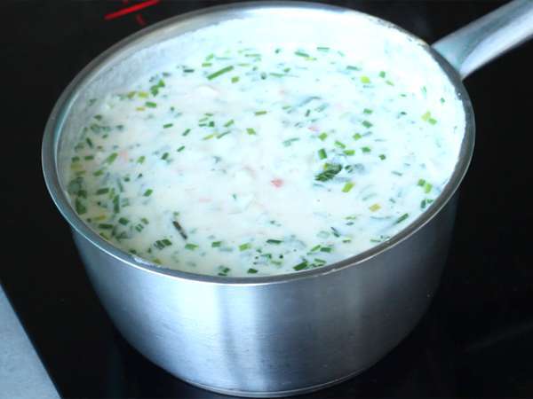 Labu dengan udang - Camarão na moranga Brasil - Persiapan langkah 10