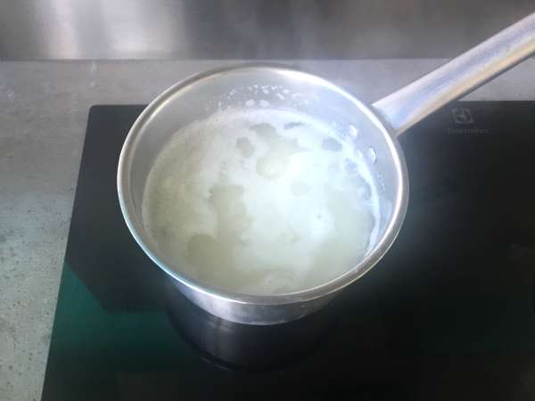 Cukini dengan lemon dan keju feta - Persiapan langkah 4