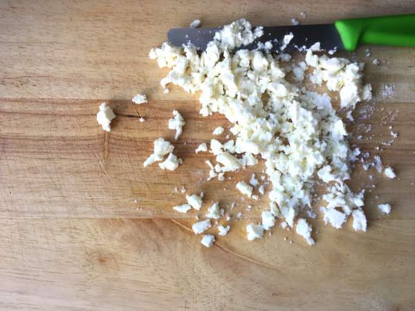 Cukini dengan lemon dan keju feta - Persiapan langkah 5