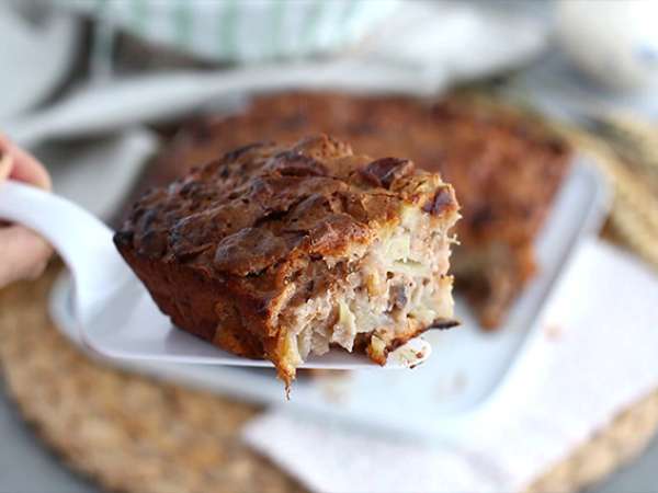 Kue apel, kenari, dan kayu manis - Persiapan langkah 6