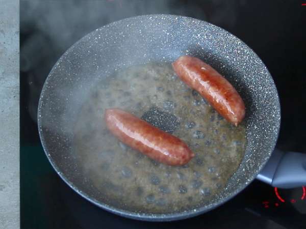 Savoy diots dengan polenta dan keju comté - Persiapan langkah 2