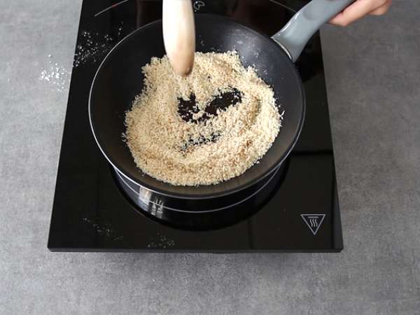 Mantecado, resep Natal Spanyol - Persiapan langkah 2