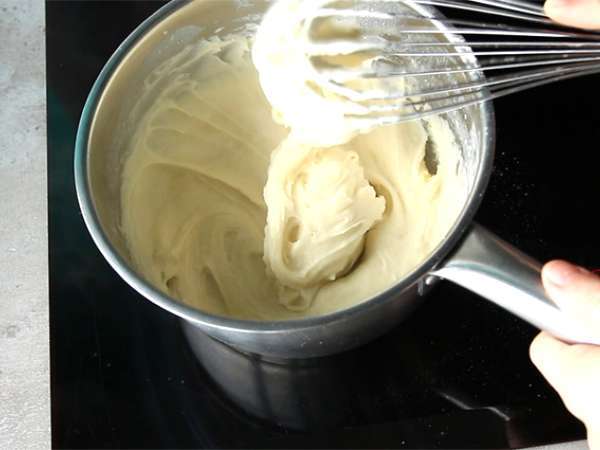 Salmon asap dan souffle fromage frais - Persiapan langkah 1