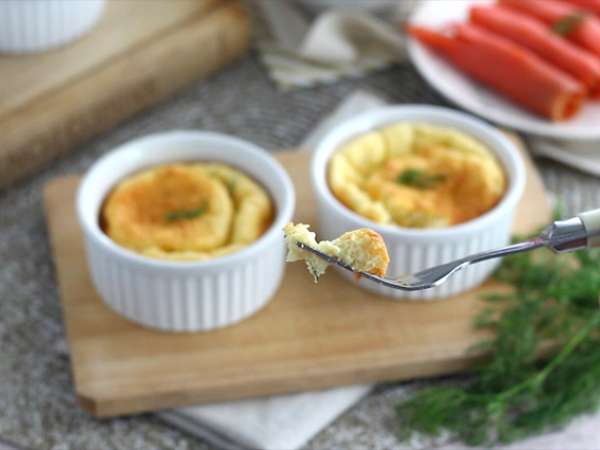 Salmon asap dan souffle fromage frais - Persiapan langkah 6