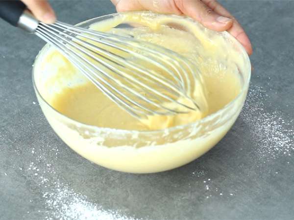 Kue zaitun hitam dan feta - Persiapan langkah 1