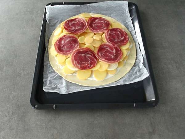 Pai raclette - Persiapan langkah 3